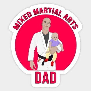 Mixed Martial Arts Dad Sticker